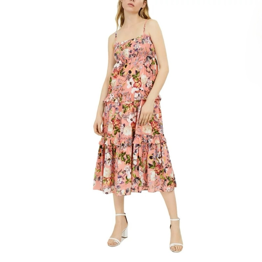 NWT INC Sleeveless Floral Maxi Dress 2X